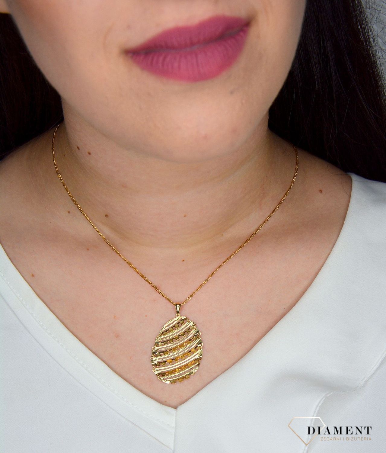 Złoty łańcuszek 333 figaro 1,5 mm S2Ł000000-478 333 1,5mm (2).jpg